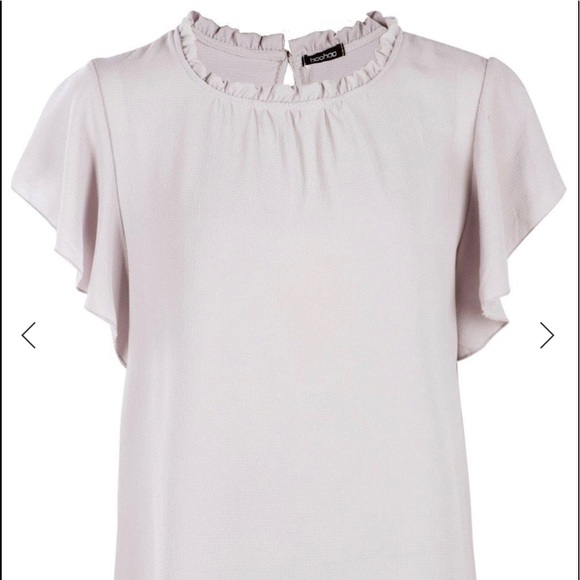 BOOHO~~ women’s frill sleeve & neck blouse - Picture 3 of 3